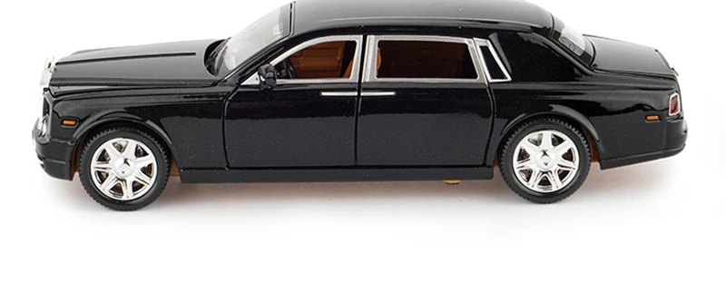 1/24 масштабе Фантом роскошный автомобиль модель автомобиля Diecast игрушки горячие сплава авто колеса моделирования автомобилей игрушка для мальчика подарки коллекции