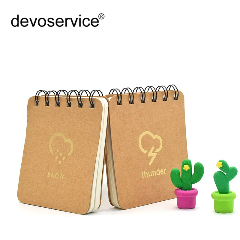 1 шт. милый блокнот из мультфильма погода|blank paper|school suppliesstationery school |