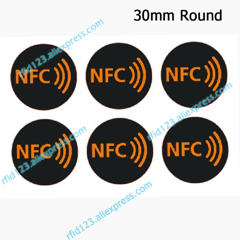 Ntag213 ярлык NFC наклейка с 144 байт RFID клейкая этикетка label 6ps/лот|IC/ID карты| |