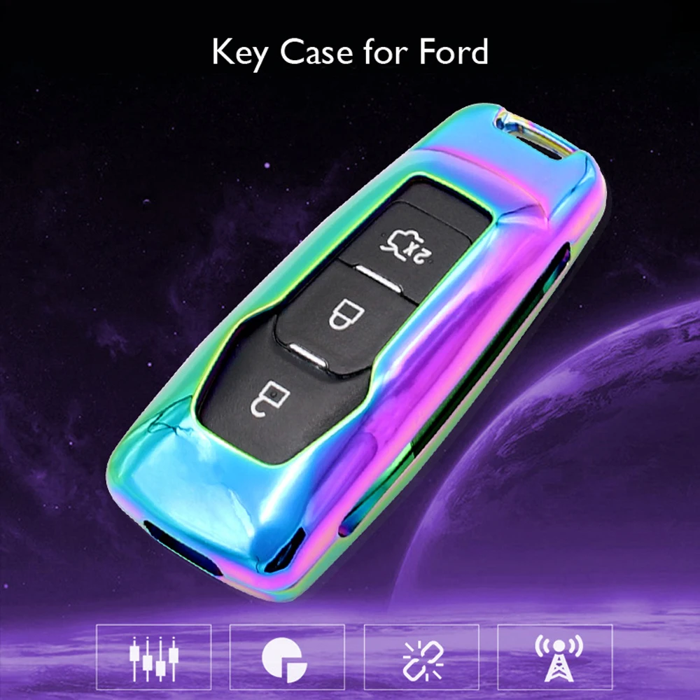 Чехол для ключей из цинкового сплава Ford EDGE EXPLORER Fusion Mustang Mondeo умный чехол ключа с