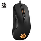 100% оригинальная игровая мышь SteelSeries Rival 300S, проводная 7200 DPI RGB светодиодсветодиодный оптическая мышь с логотипом, геймерская USB мышь для Dota 2