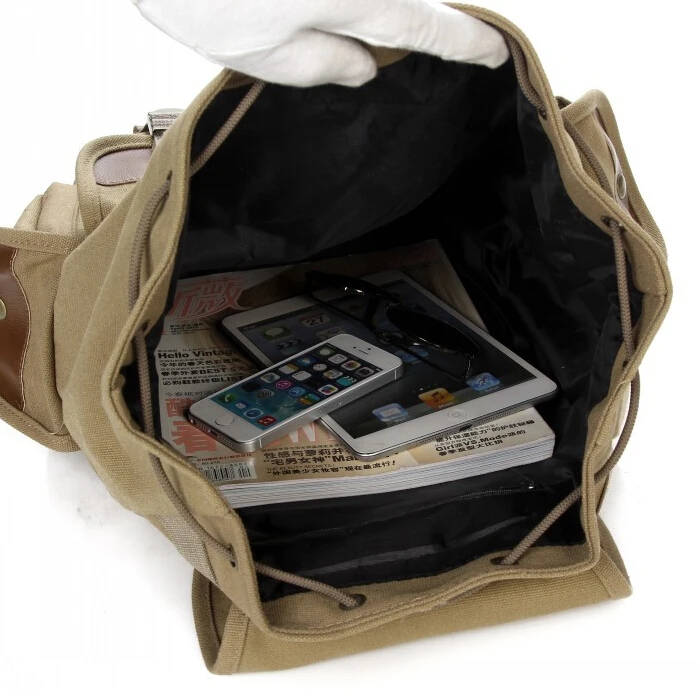 Рюкзак ETN унисекс женский/мужской Холщовый школьный дорожный 051416 | Багаж и сумки