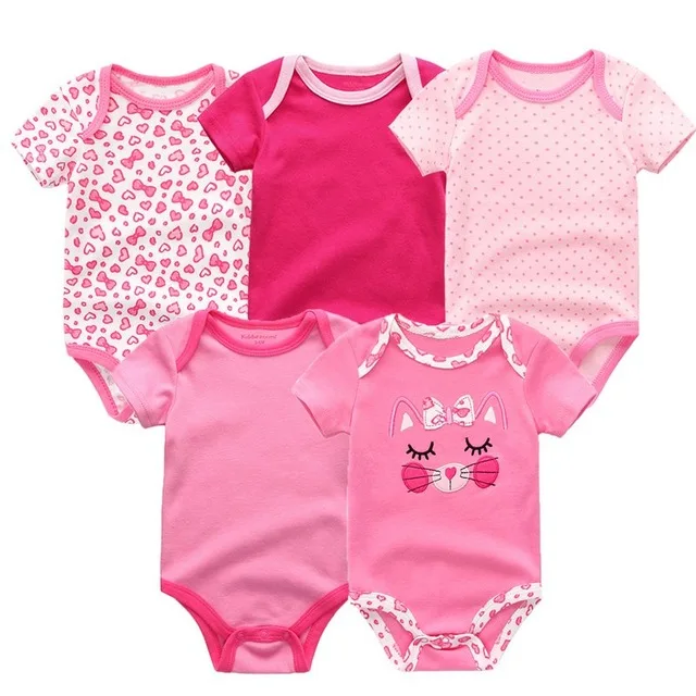 baby bodysuit5152 Детские боди для новорожденных, для малышей для маленьких девочек тела костюмы 5 шт. Комбинезоны маленькие изделия из хлопка новорожденных Одежда для маленького мальчика - Цвет: baby bodysuit5152