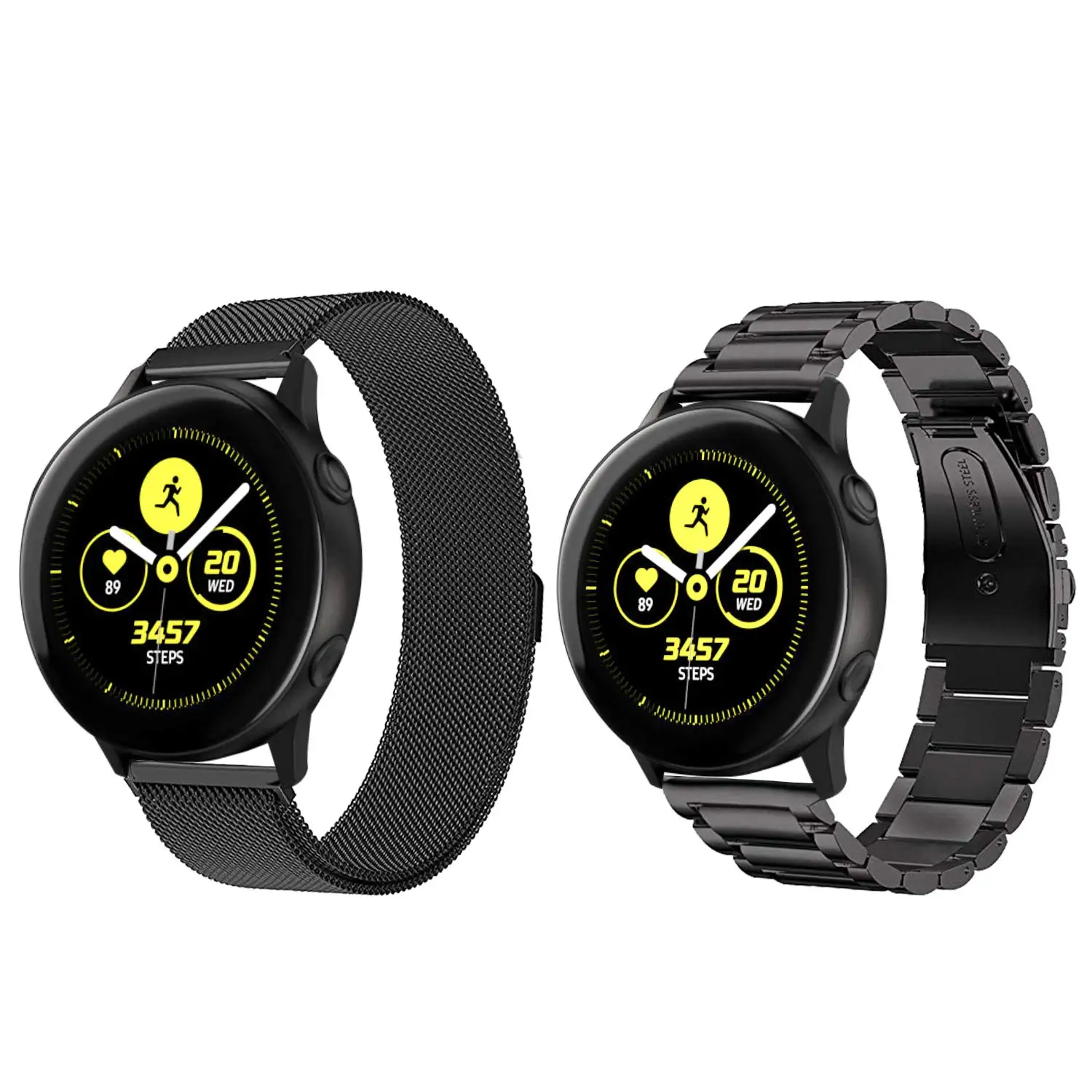 Ремешок из нержавеющей стали для samsung Galaxy Watch Active 2 40 мм Миланская петля спортивный браслет для Galaxy watch Active 40 мм