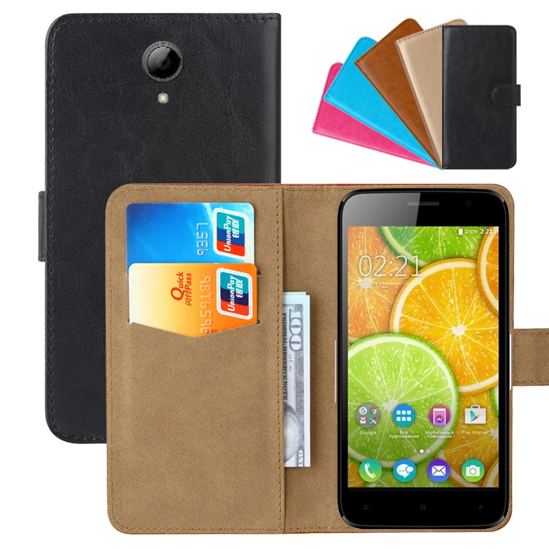 

Luxury Wallet Case For BQ BQS-5030 Fresh PU Leather Retro Flip Cover Magnetic Fashion Cases Strap