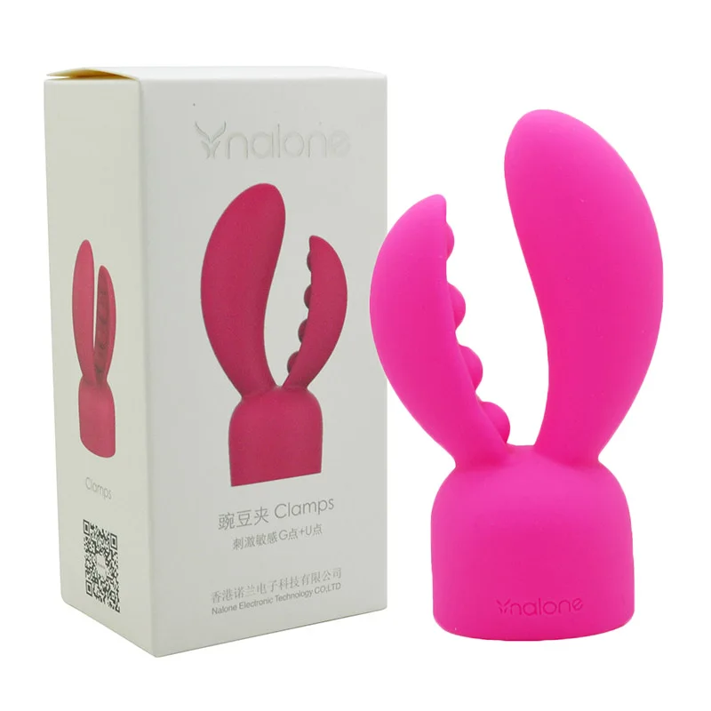 Nalone зажимы кролик волшебный прикрепляющийся жезл Силиконовый водонепроницаемый