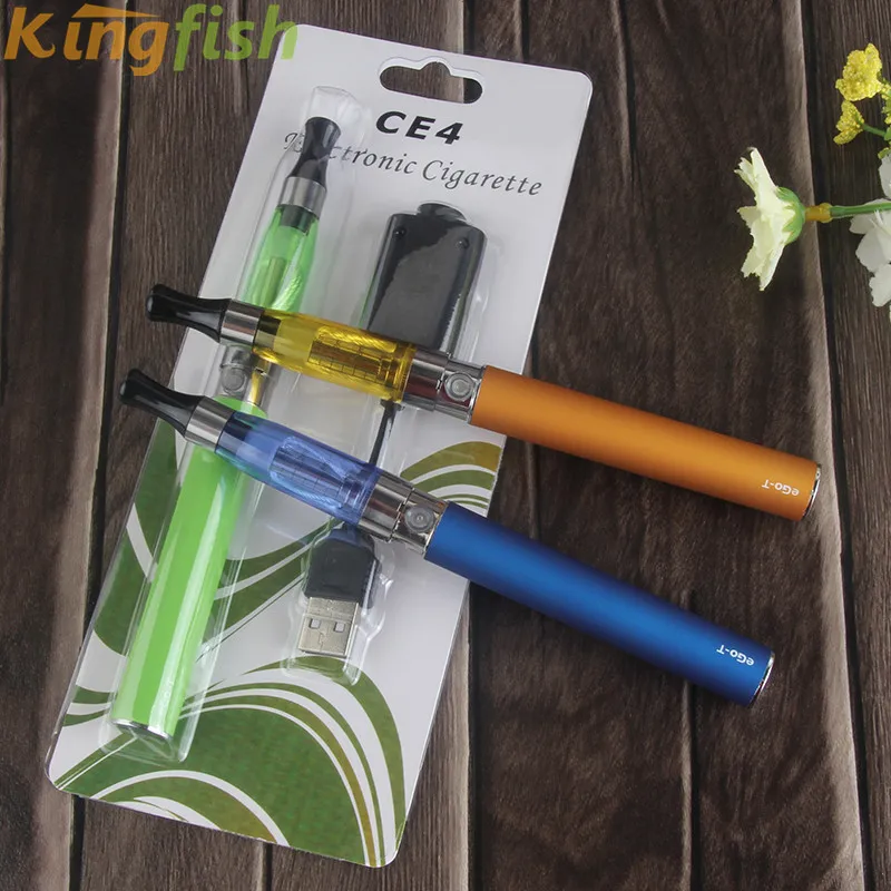 1 комплект электронной сигареты eGo CE4 Vape Pen Kit T 650/900/1100 мА/ч перезаряжаемая батарея
