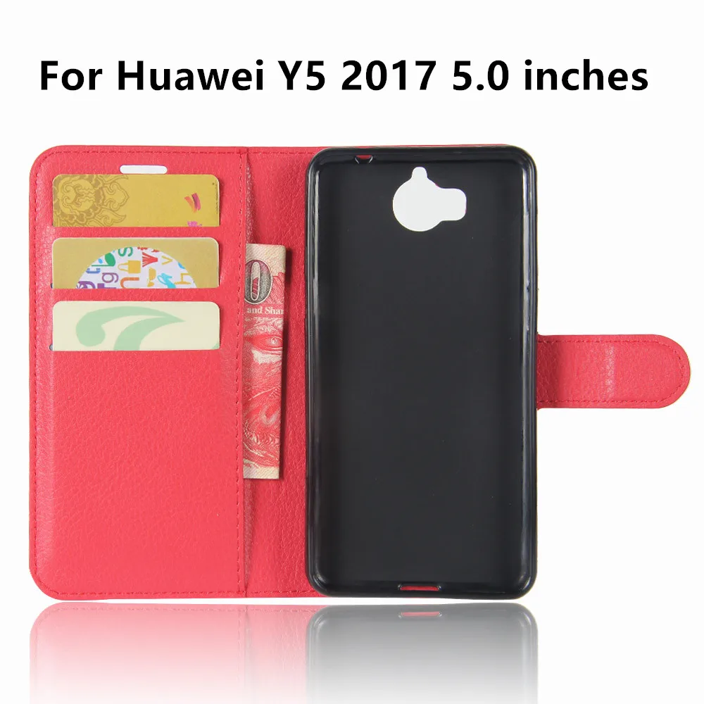 Роскошный футляр для телефона Funda Huawei Y5 2/Huawei II Lte Y5II Coques флип чехол кошелек из