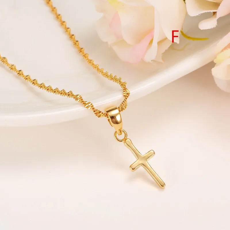 24k золото Цвет для женщин и девочек ожерелье кулон цепь мужские ювелирные изделия