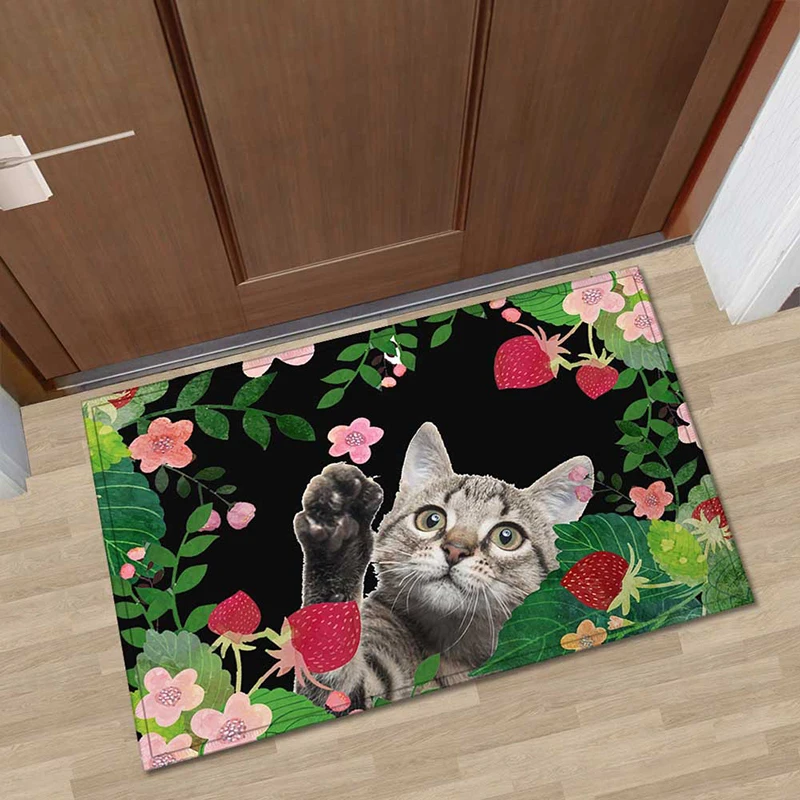 Zeegle Welcome Entrance Mats Funny Doormats Anti-slip Child Room Rugs Bathroom Floor Soft Bedroom Carpets Bedside | Дом и сад