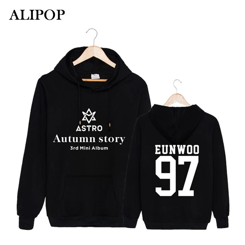 Корейская Мода Kpop ASTRO 3rd осенний альбом хлопковые толстовки с капюшоном одежда