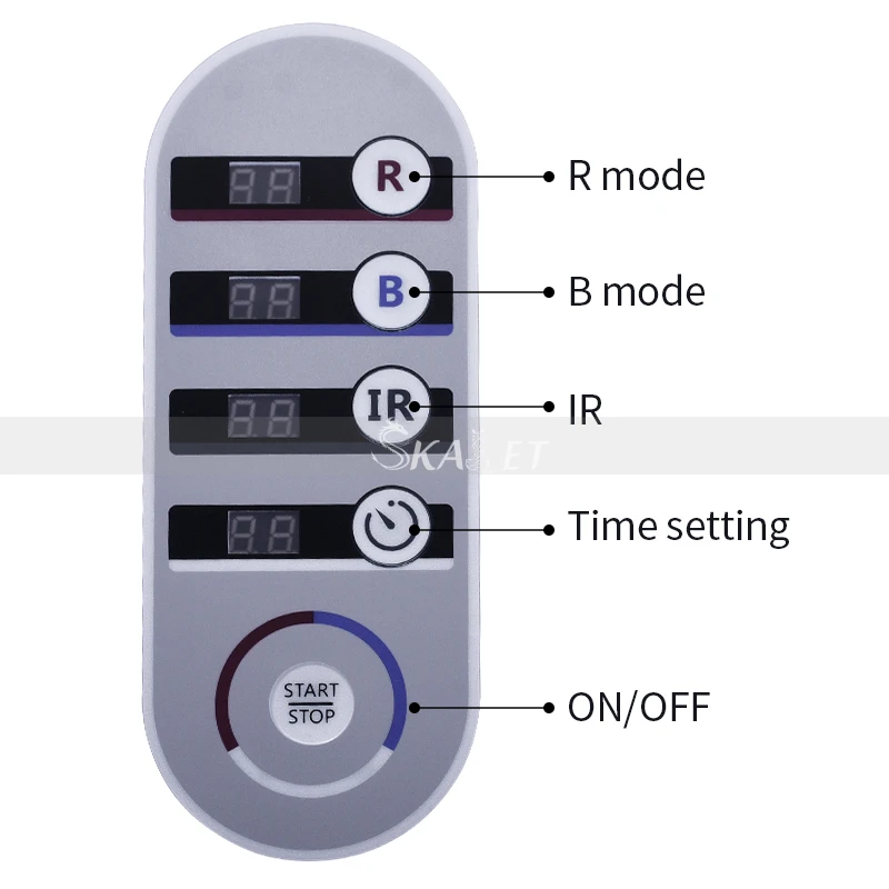 

Portable 7 Color PDT LED Photon Light Therapy Lamp PDT Mask Skin Tighten Rejuvenation Wrinkle Remover Acne Device for Spa