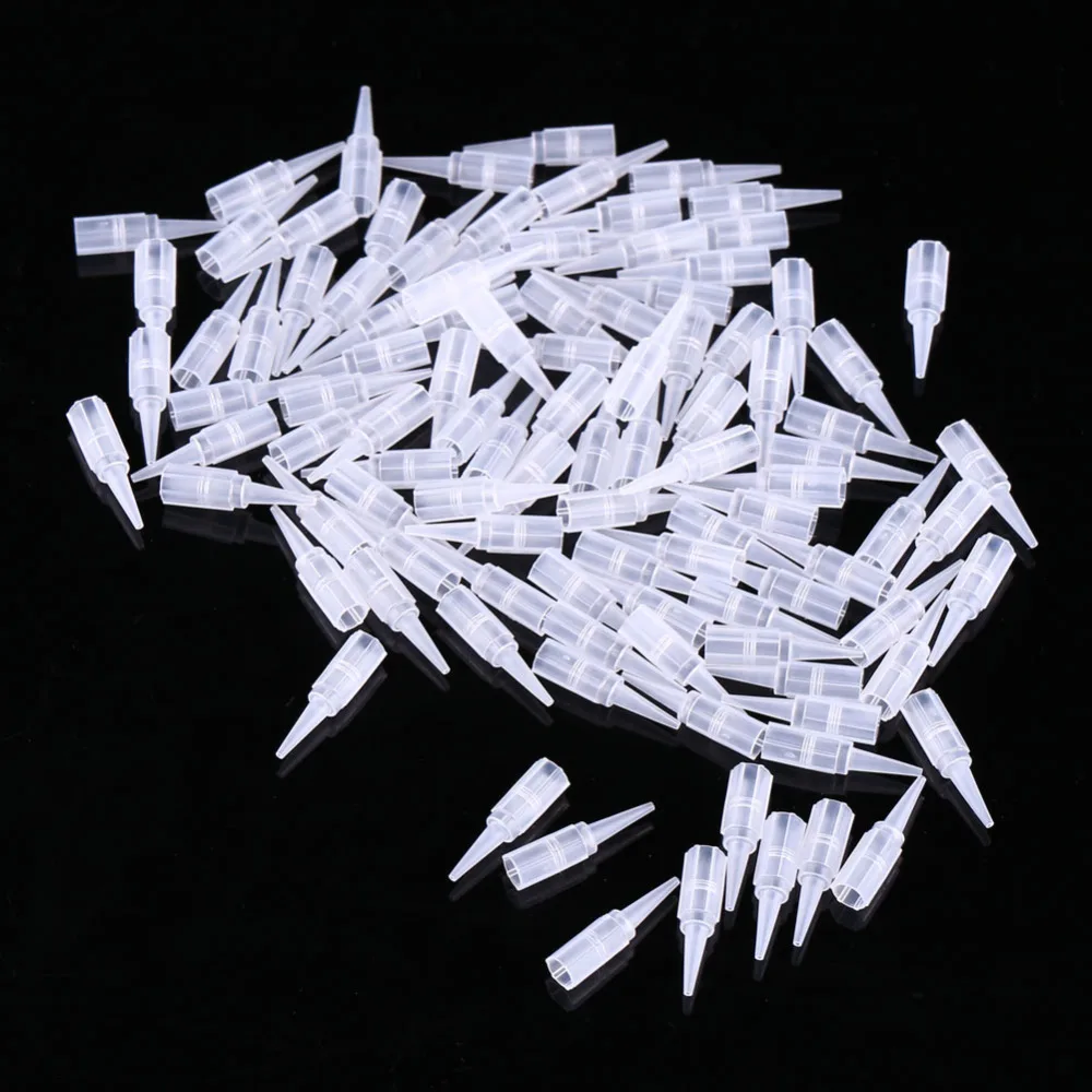 Одноразовые колпачки для тату насадок 3 вида 100 шт.|permanent makeup accessories|set tattootattoo machines