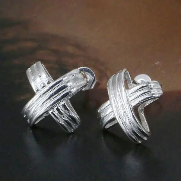 E031 серьги с серебряным покрытием, серебряные модные ювелирные изделия, серьги в полоску/atcajkjasb E031 серьги с серебряным покрытием, серебряные модные ювелирные изделия, серьги в полоску/atcajkjasb