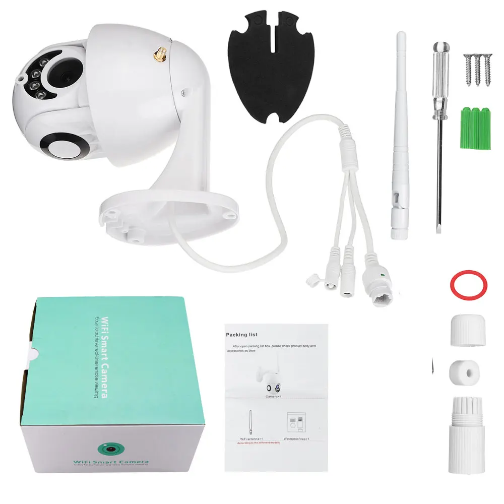 Беспроводная wifi ip-камера 1080 P, наружная камера ночного видения, объектив 2,8-12 мм, 4-кратный оптический зум, для домашней безопасности, Двусторонняя голосовая Onvif для CCTV NVR
