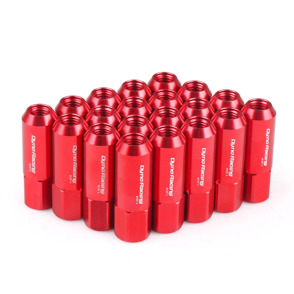 Колесные гайки Dynoracing 60 мм M12 * 1 5 новинка 20 шт. гоночных колесных гаек винтовые