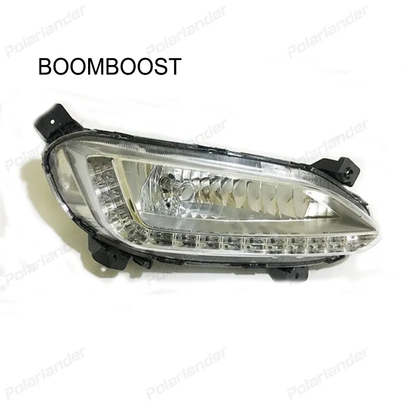 Boomboost 2 шт. автозапчастей DRL светодиодные дневные Бег огни для Hyundai IX45 Santa Fe одно