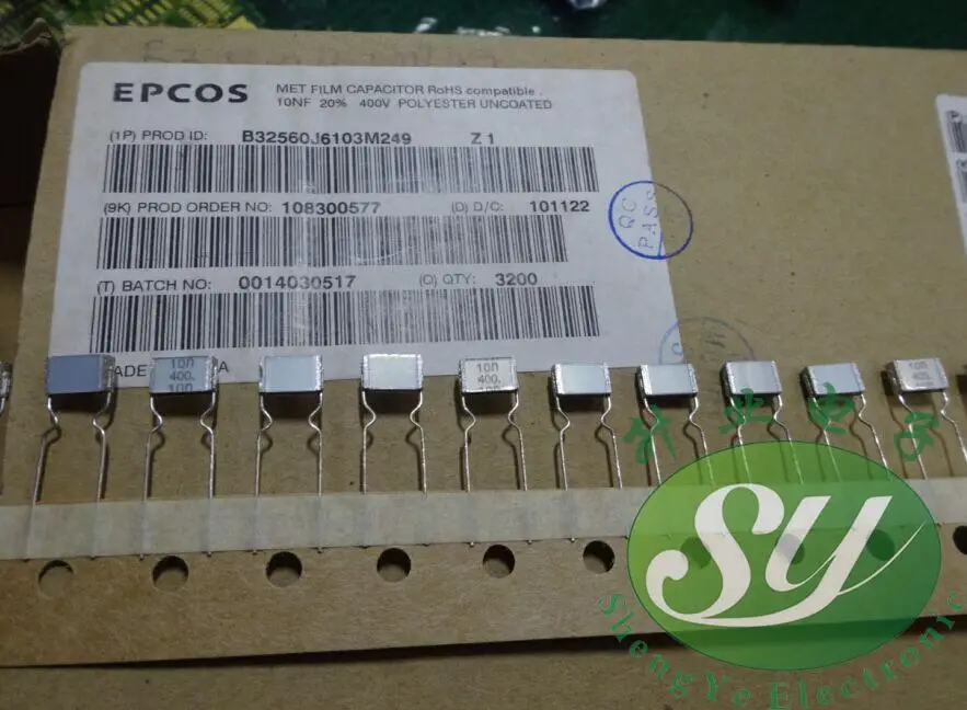 2019 горячая распродажа 20 шт/50 шт EPCOS 0 01 мкФ/400v 10nf u01 103 новая фотоемкость B32560J6103M