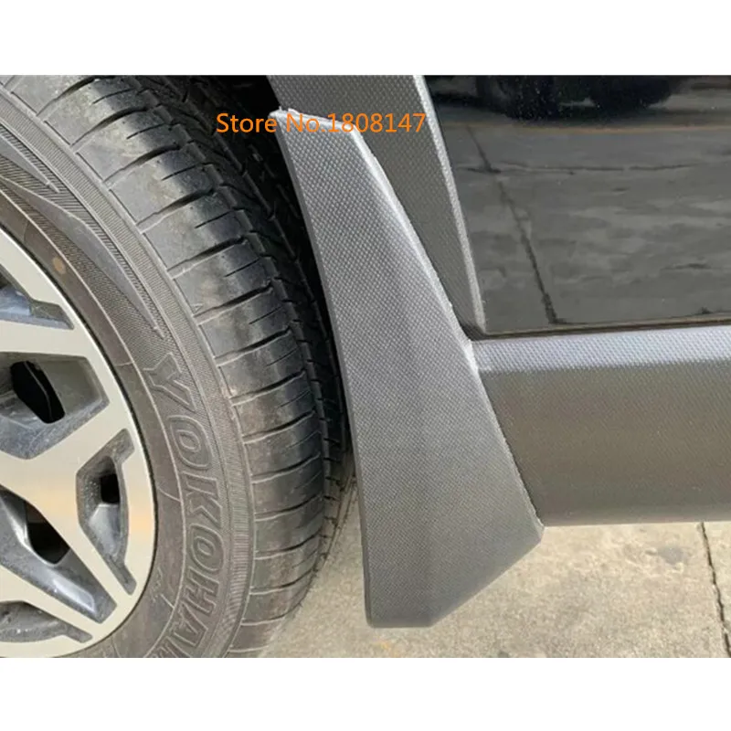 

car styling body cover plastic fender soft mudguard protection flap splash mud guard frame 4pcs for Subaru Forester 2018 2019
