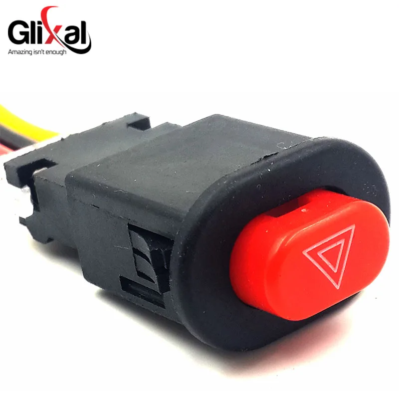 Glixal скутер опасности Предупреждение светильник переключатель для GY6 49cc 50cc 125cc 150cc