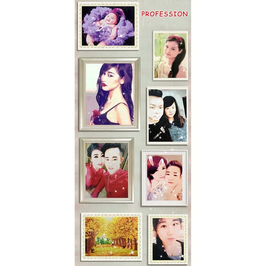 Фотографии на заказ алмазная живопись полная квадратная/круглая Алмазная