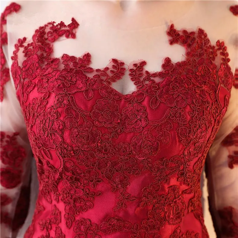 Соблазнительное кружевное платье Русалка jaevini Королевского синего цвета длинное