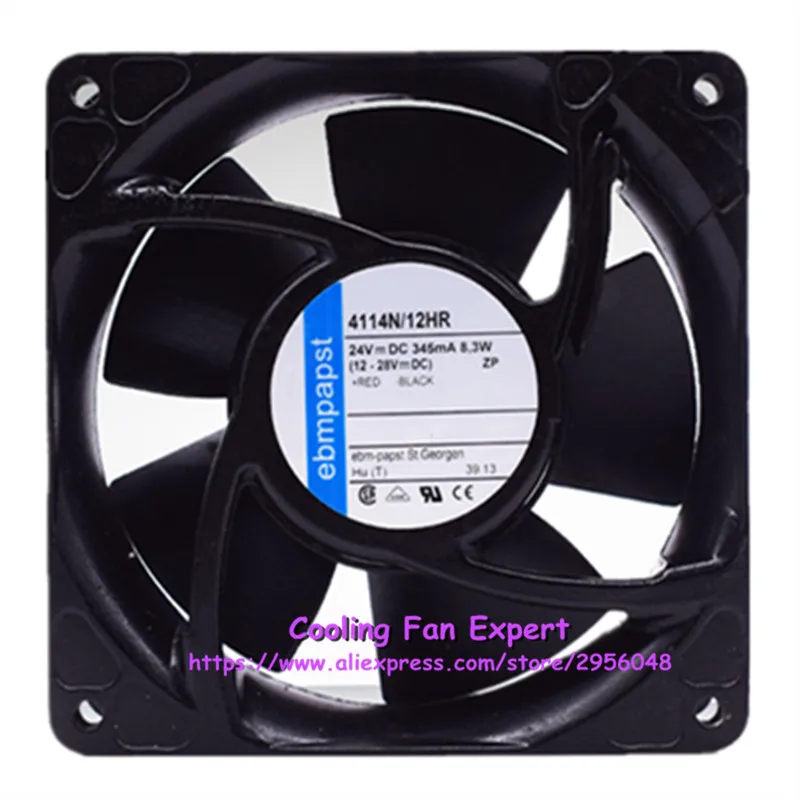 4114N/12HR промышленный осевой вентилятор Coolng DC 24V 0.345A 8 3 W 4000 об/мин 12038 12 см 120*120*38 мм 2