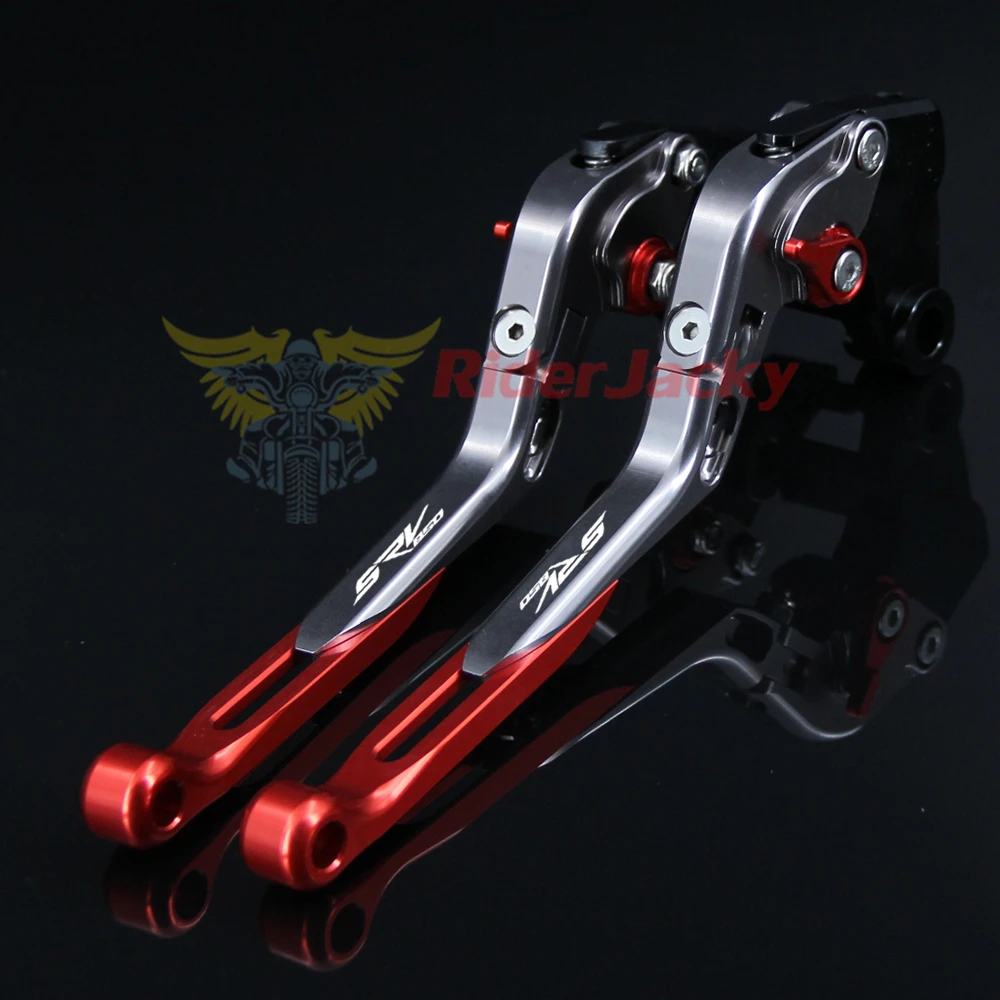Красный + титановый логотип SRV850 для Aprilia SRV 850 Srv850 2012 2016 2014 2015 13 CNC складные