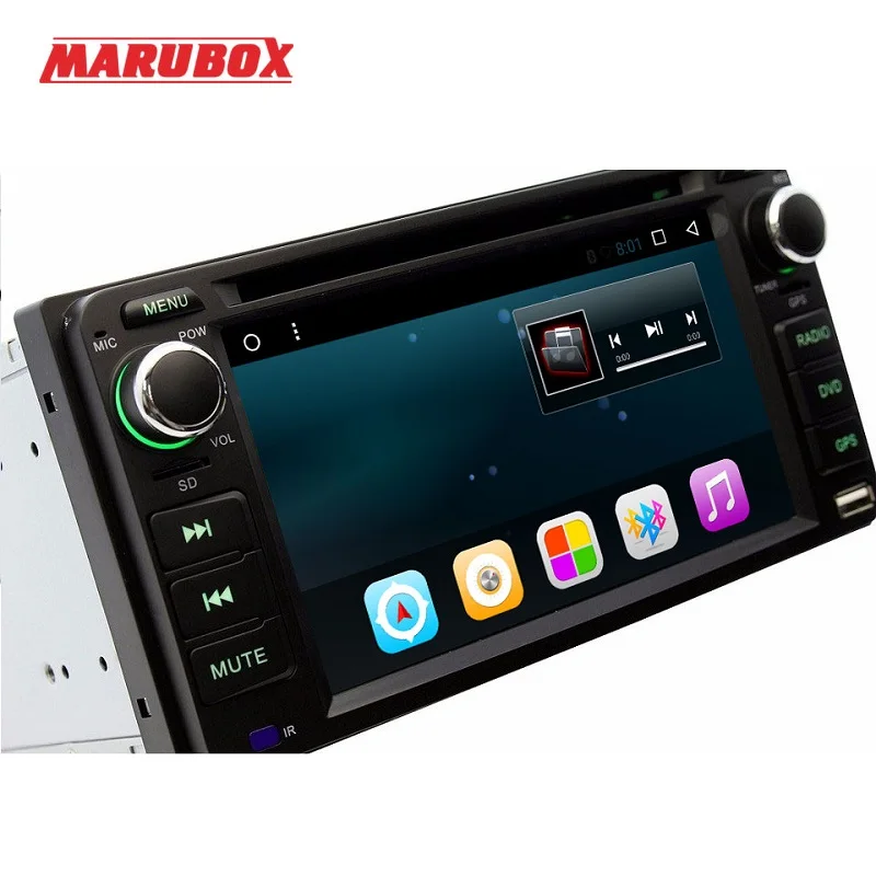 Автомобильный dvd плеер для toyota corolla Hilux Fortuner Innova old camry/corolla laold vios MARUBOX 6A100T3 Android 7 1