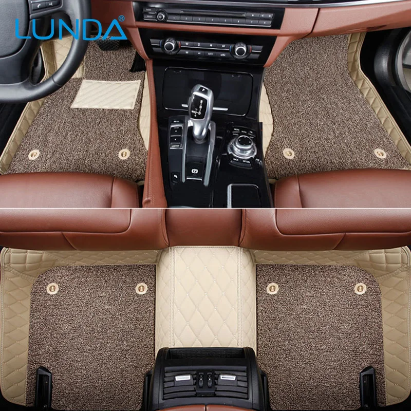 LUNDA автомобильные коврики для Jeep Grand Cherokee Wrangler Commander компасы Патриот 3D