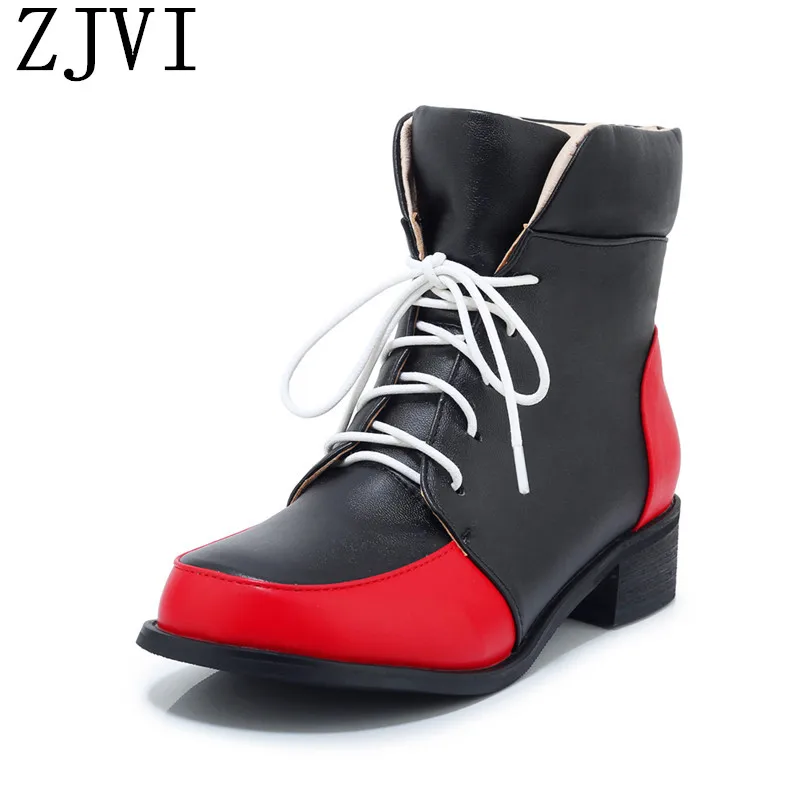 ZJVI 2021 зимние женские сексуальные сапоги для женщин на платформе полусапожки