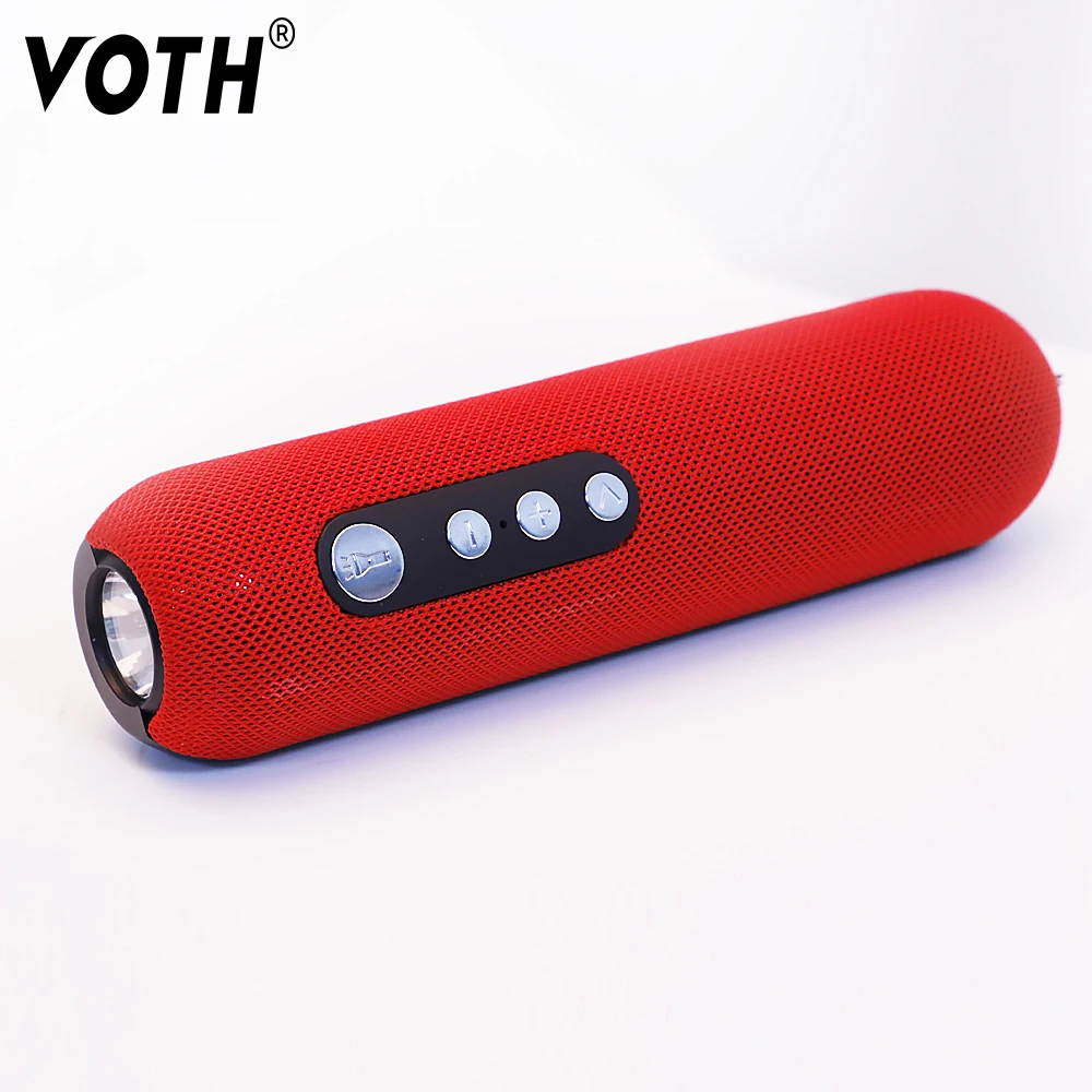 VOTH Bluetooth динамик Портативный беспроводной открытый с фонариком звуковая система