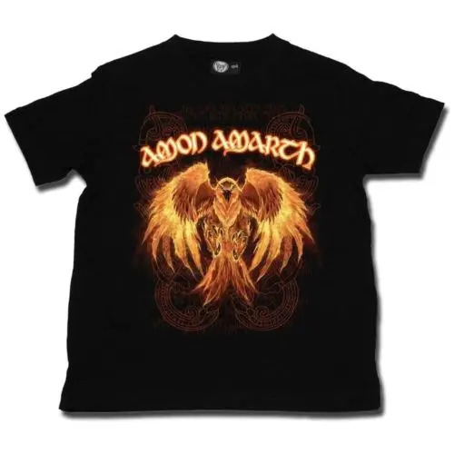 Amon Amarth пылающие Орел детская футболка для мальчиков и девочек Футболка малышей