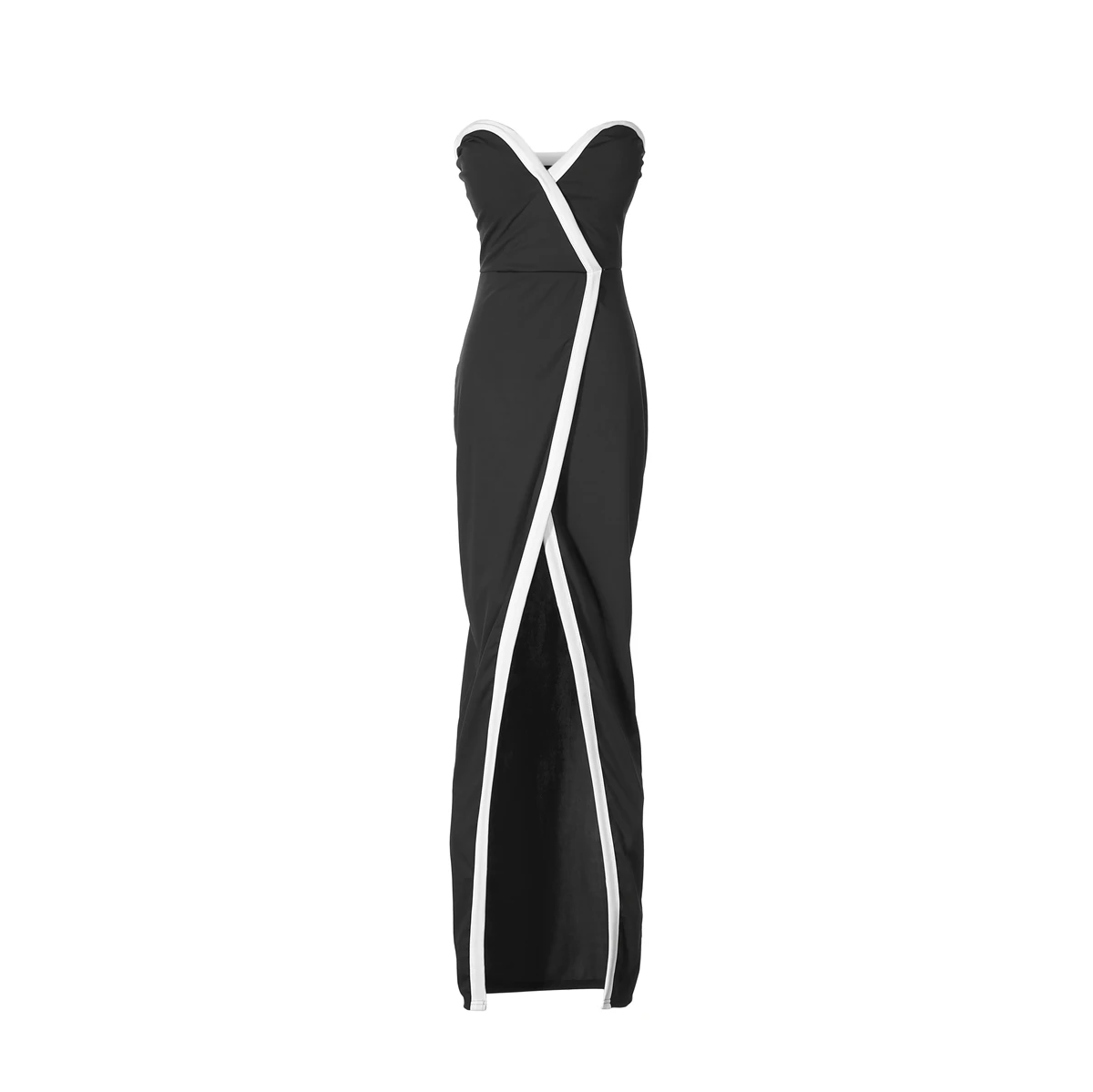 New Women Summer Off Shouder Strapless Slit Dress Slim Elegant Ladies Long Beach Maxi | Женская одежда