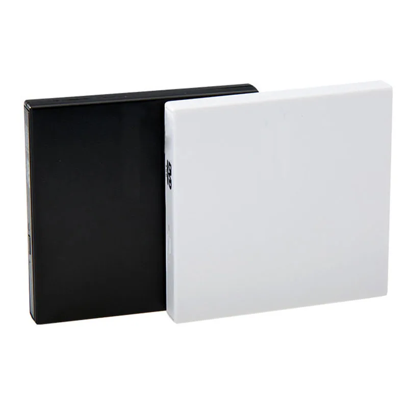 Ультра тонкий внешний USB 2 0 Слот в DVD RW CD плеер драйвер писатель для ПК JLRL88|Боксы
