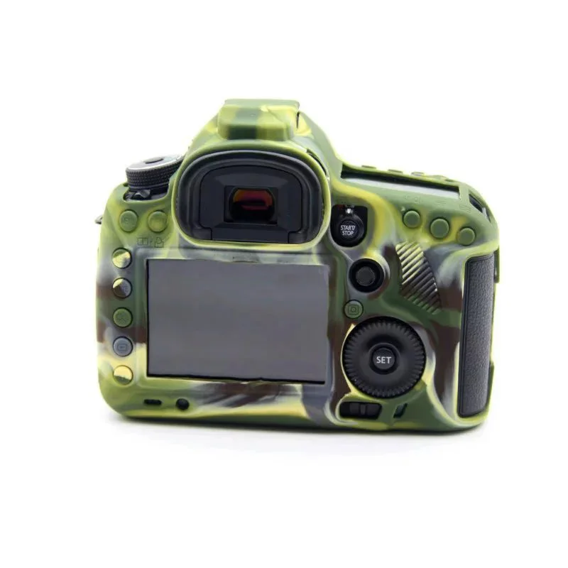 Красивый мягкий силиконовый резиновый чехол для камеры Canon EOS 5D3 5DS 5DSR 5diii DSLR сумка