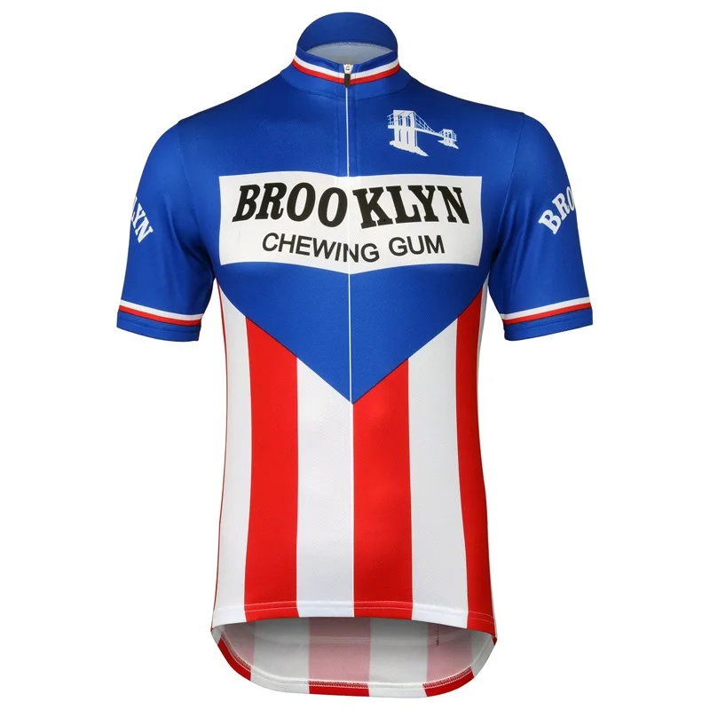 Мужская футболка с коротким рукавом в стиле ретро черные вело Джерси
