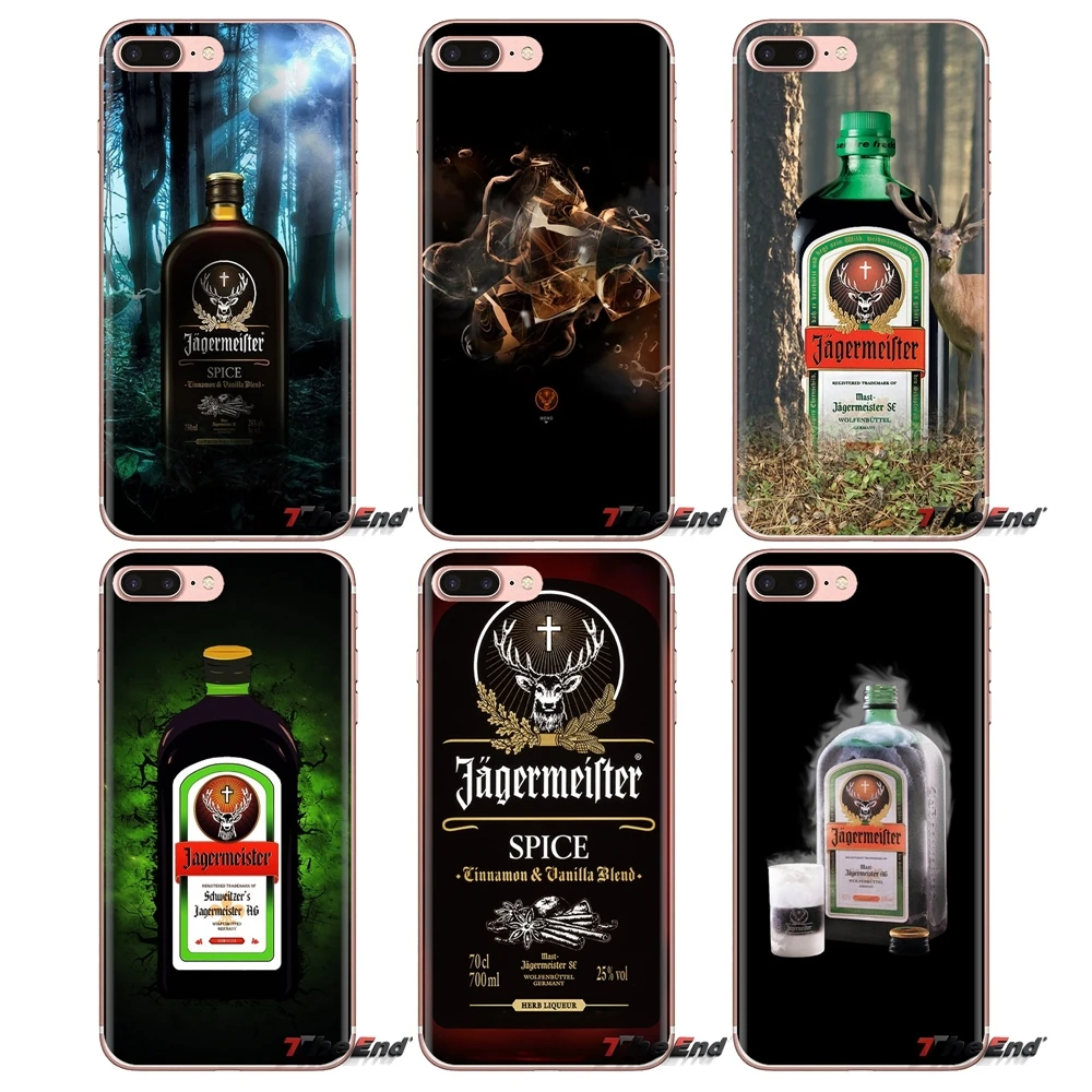 Для Oneplus 3T 5T 6T Nokia 2 3 5 6 8 9 230 3310 1 7 Plus 2017 2018 Jagermeister Ретро бутылка TPU Прозрачная Обложка