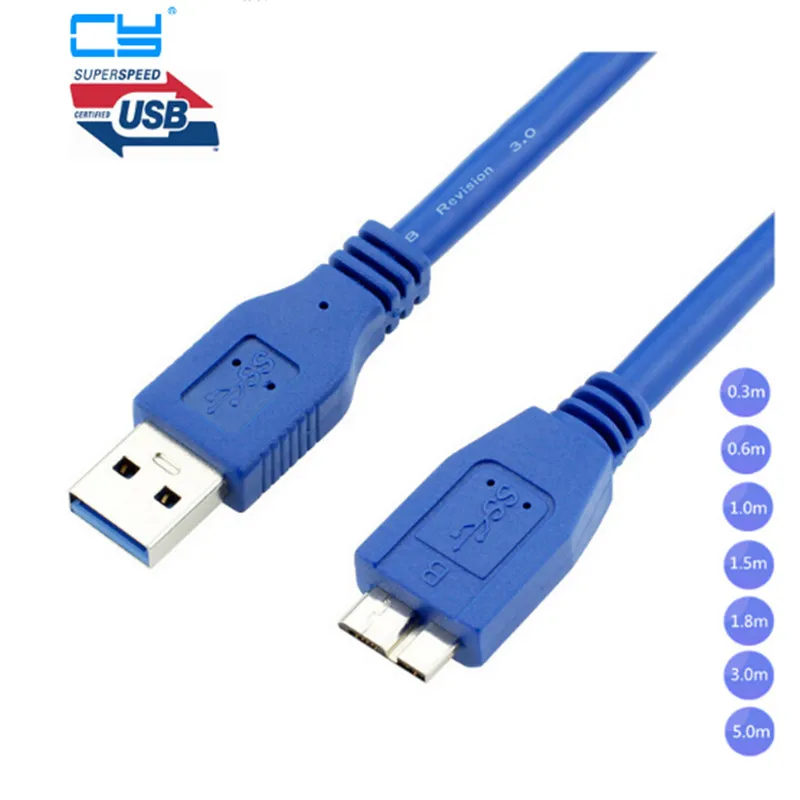 Кабель USB 3 0 A папа AM на Micro B USB3.0 м 6 1 5 8 фут 2 фута футов 10 метра|usb3.0 cable|micro b usb 3.0usb 3.0 male