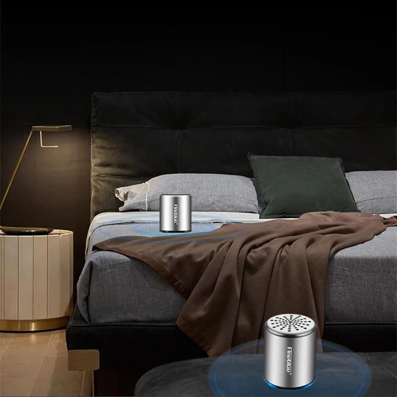 Fineblue MK10 Bluetooth динамик стерео 3D стерео сабвуфер TWS мини металлический беспроводной Hands-free маленький динамик аксессуары черный