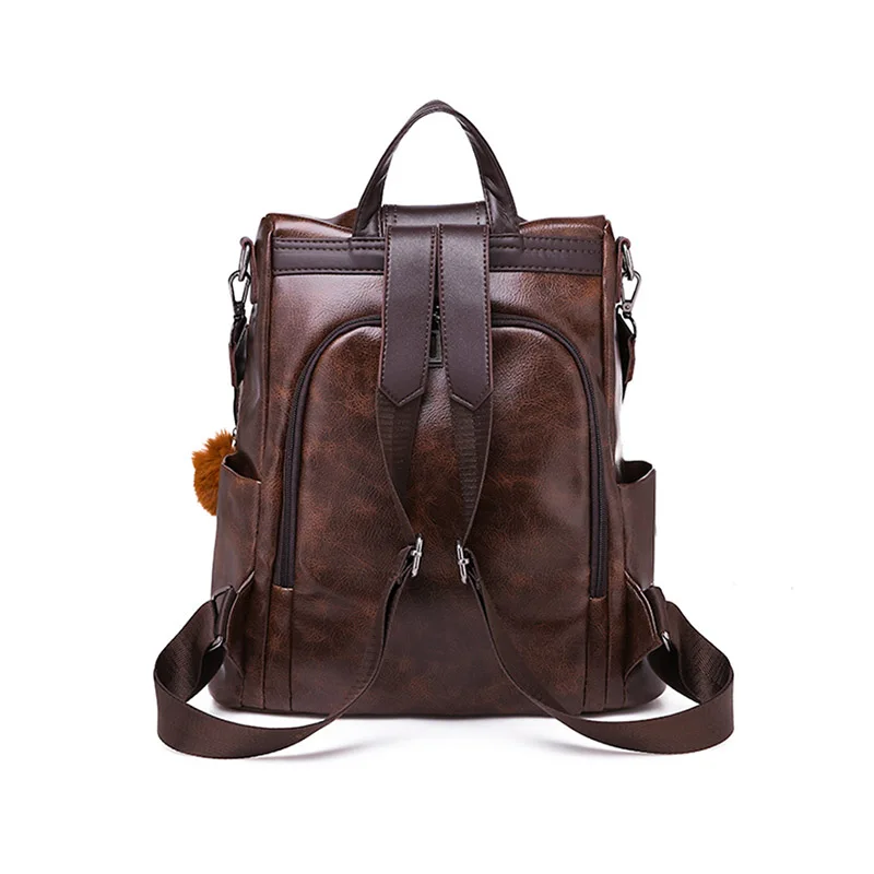 Известный бренд рюкзак большой емкости женские рюкзаки одноцветные винтажные