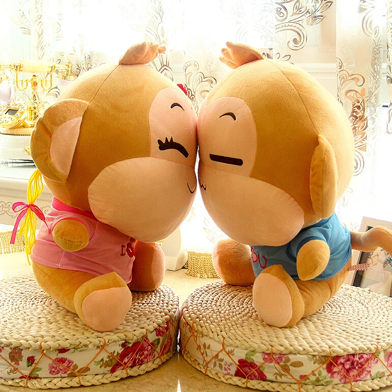 Новый смеется Любители обезьяна кукла Плюшевые kawaii детские игрушки куклы