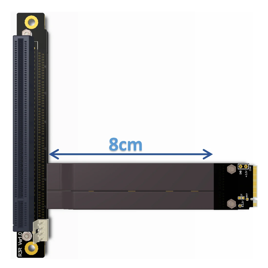 Карта расширения для BTC Mining M2 2230 2280 PCI E 3 0 32G/bps M.2 NGFF NVMe на PCIe x16 кабель SATA