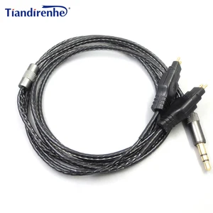 Сменный кабель для наушников Sennheiser HD414 HD650 HD600 HD580 HD25 наушники гарнитура стерео Бас обновленные аудио кабели
