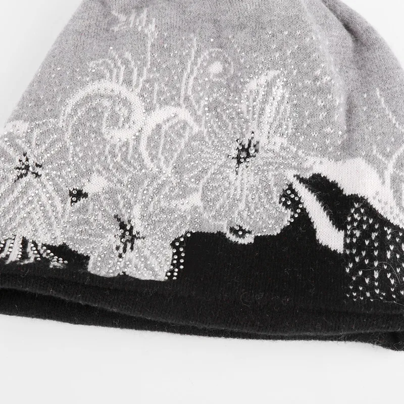 Xthree зимние вязаные шапочки шерстяные шапки для женщин из натурального меха норки