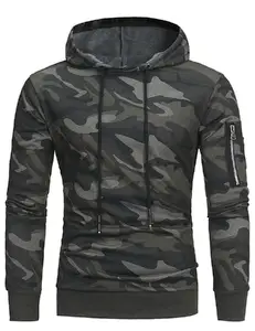 Мужские толстовки с капюшоном, новинка 2017, модные мужские толстовки, Hombre, хип-хоп, повседневная брендовая толстовка с капюшоном, камуфляжный свитшот для мужчин, приталенный крой, SAN0