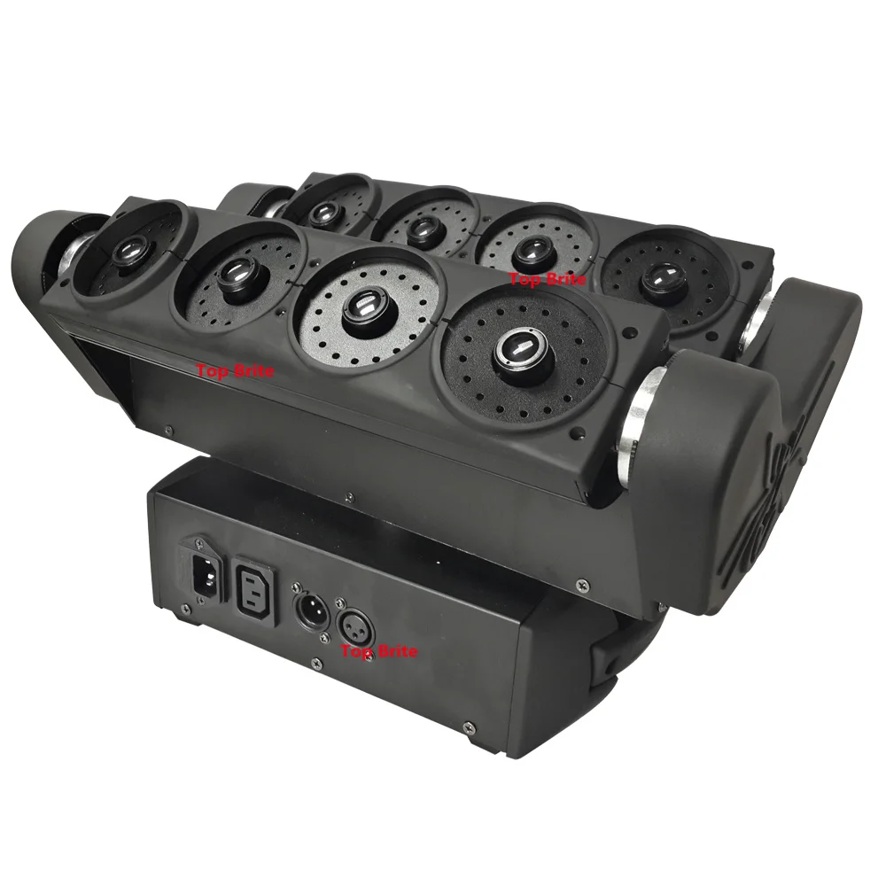 Высококачественный RGB Полноцветный лазерный светильник DMX512 свет луча паука