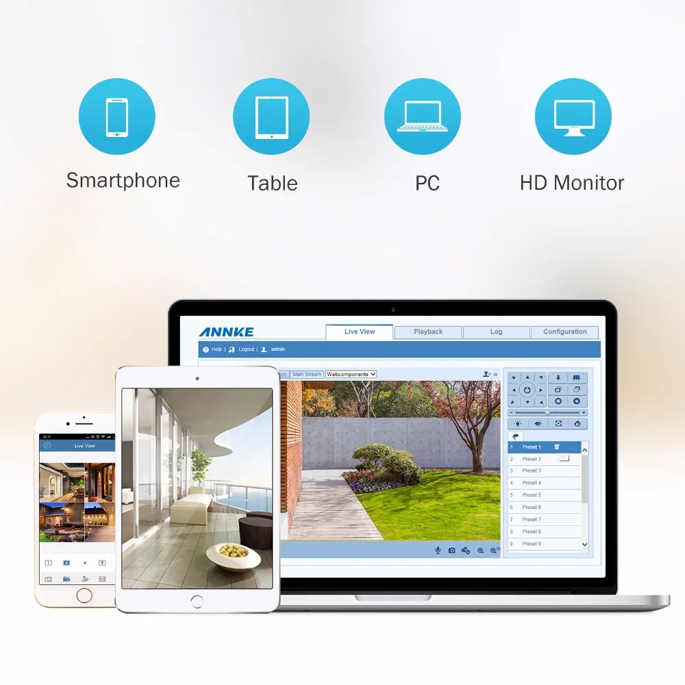 Скидка ANNKE 16CH 5MP Lite 5in1 AHD DVR Поддержка CVBS TVI AHD аналоговые IP камеры HD P2P Облако H.264 VGA видео рекордер RS485 аудио