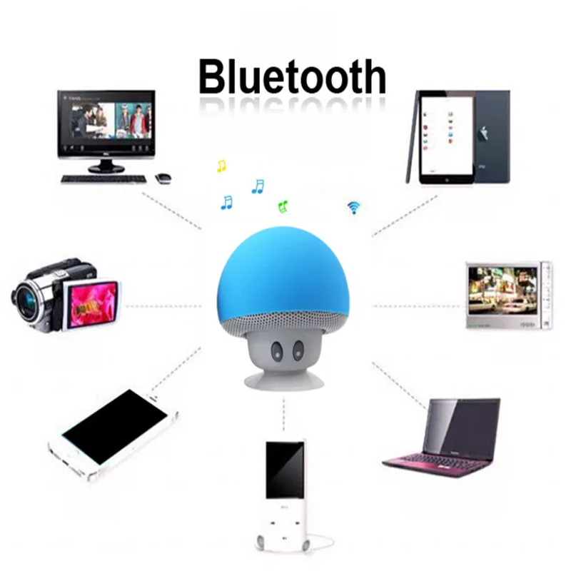 2020 Новый беспроводной Bluetooth мини динамик Гриб водонепроницаемый силиконовый