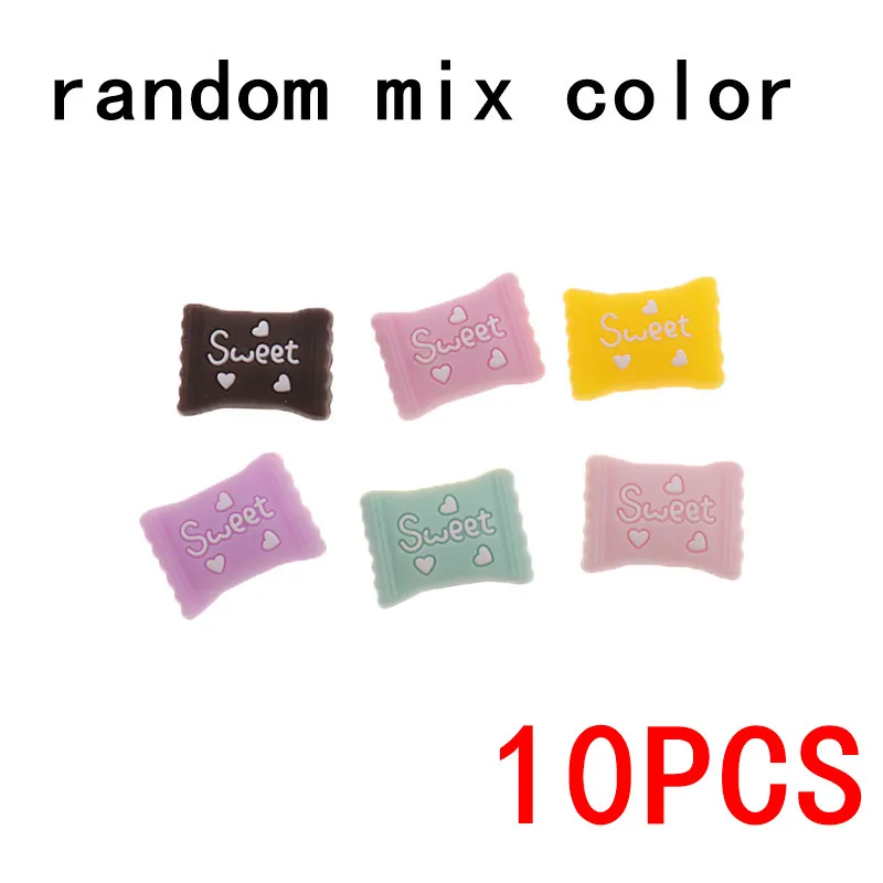 mix 10 шт., силиконовые бусины, пищевая бабочка, сделай сам, ремесла, Детские Прорезыватели, силиконовые бусины для прорезывания зубов, не содержит бисфенола, животные, силиконовые Грызуны - Цвет: mix
